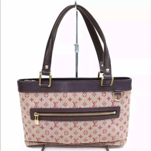 Louis Vuitton Pink and Brown Monogram Tote - Picture 2 of 8